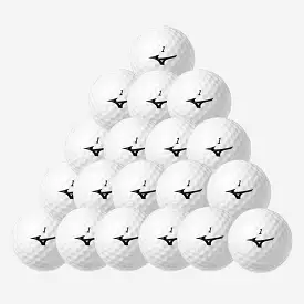 36 Mizuno Mix White Golf Balls - Recycled 5A/4A