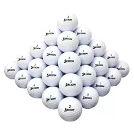 36 Srixon Mix White Golf Balls - Recycled 5A/4A