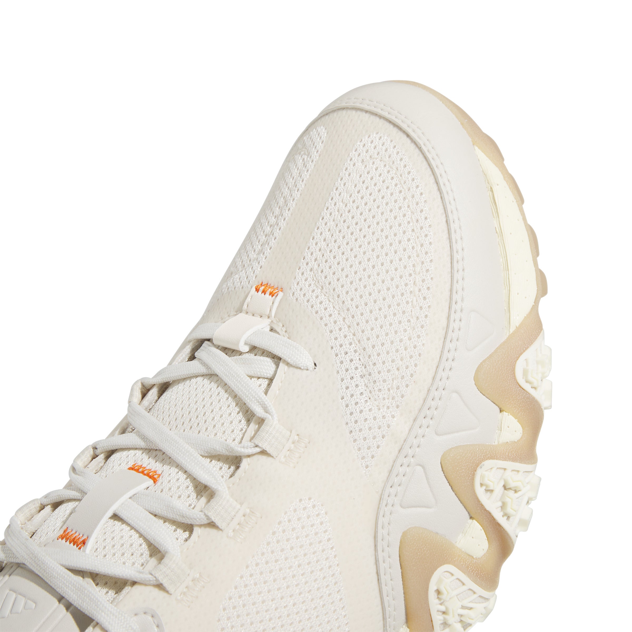 adidas Adicross Lo Golf Shoes - Wonder White/Aluminium/Impact Orange