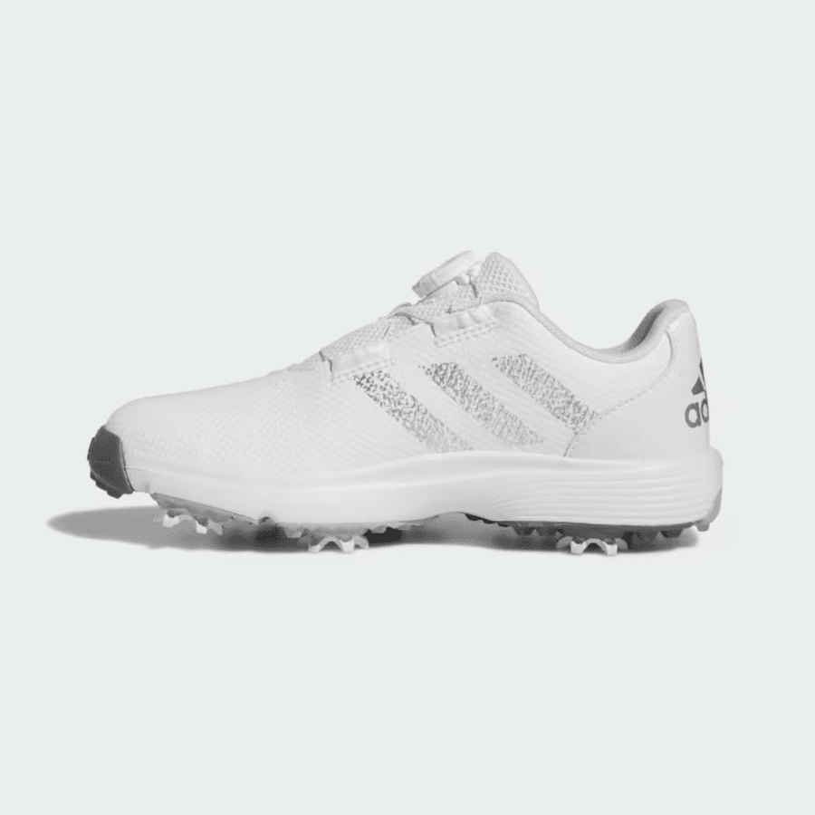 Adidas Junior's Codechaos 22 BOA Golf Shoes - White