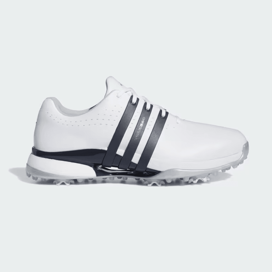 Adidas Tour360 24 Golf Shoes - White/Navy