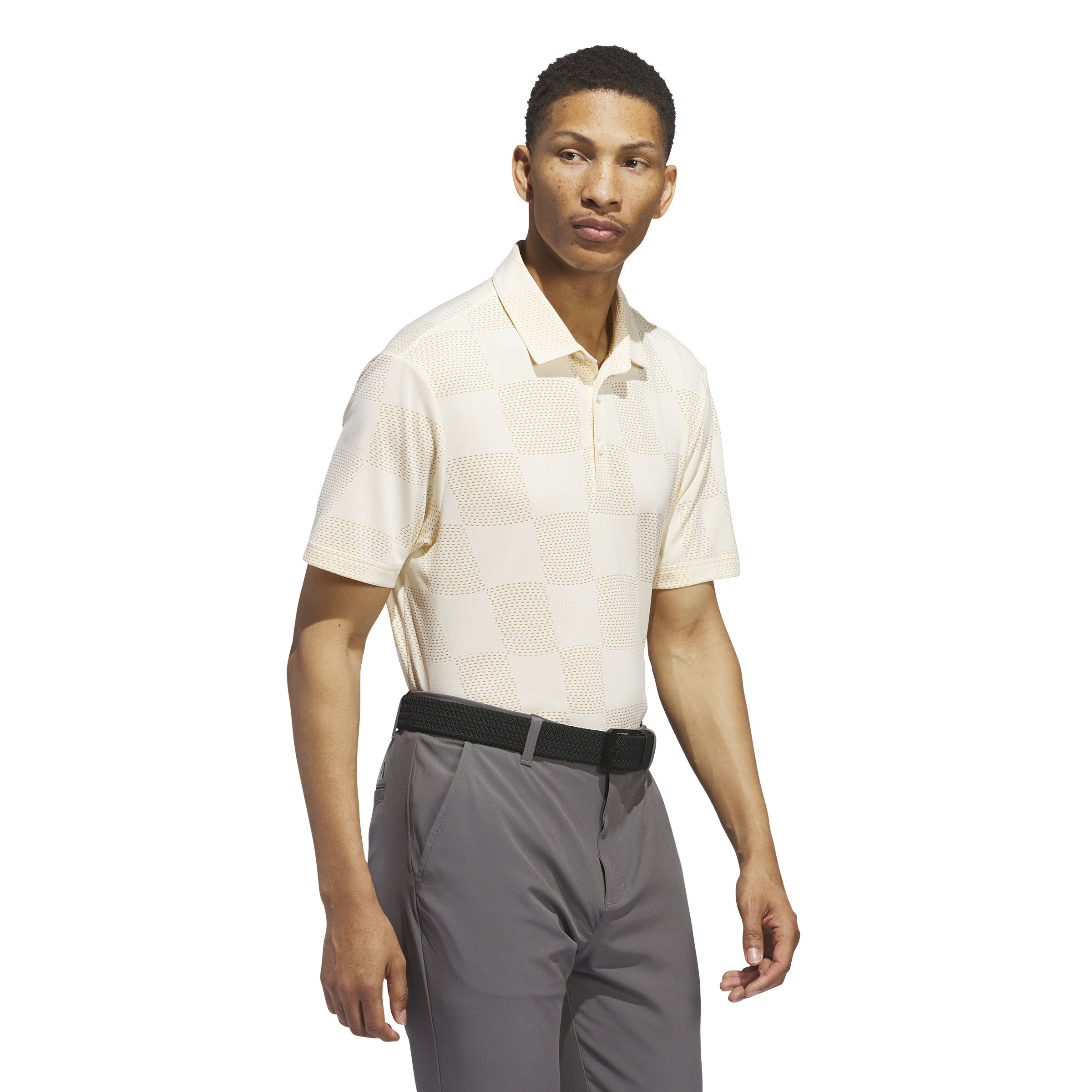 adidas Ultimate365 Textured Polo Shirt - Ivory