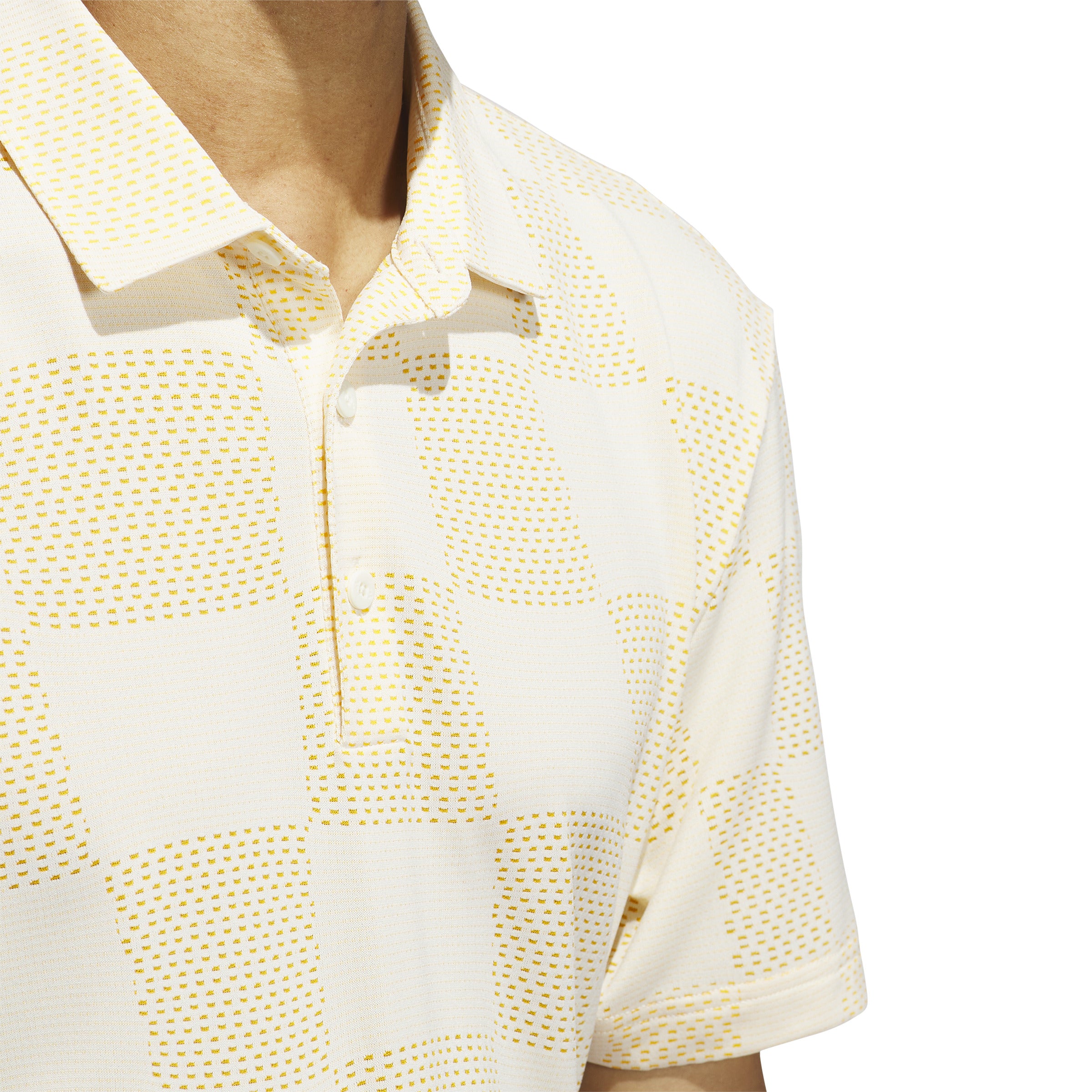 adidas Ultimate365 Textured Polo Shirt - Ivory