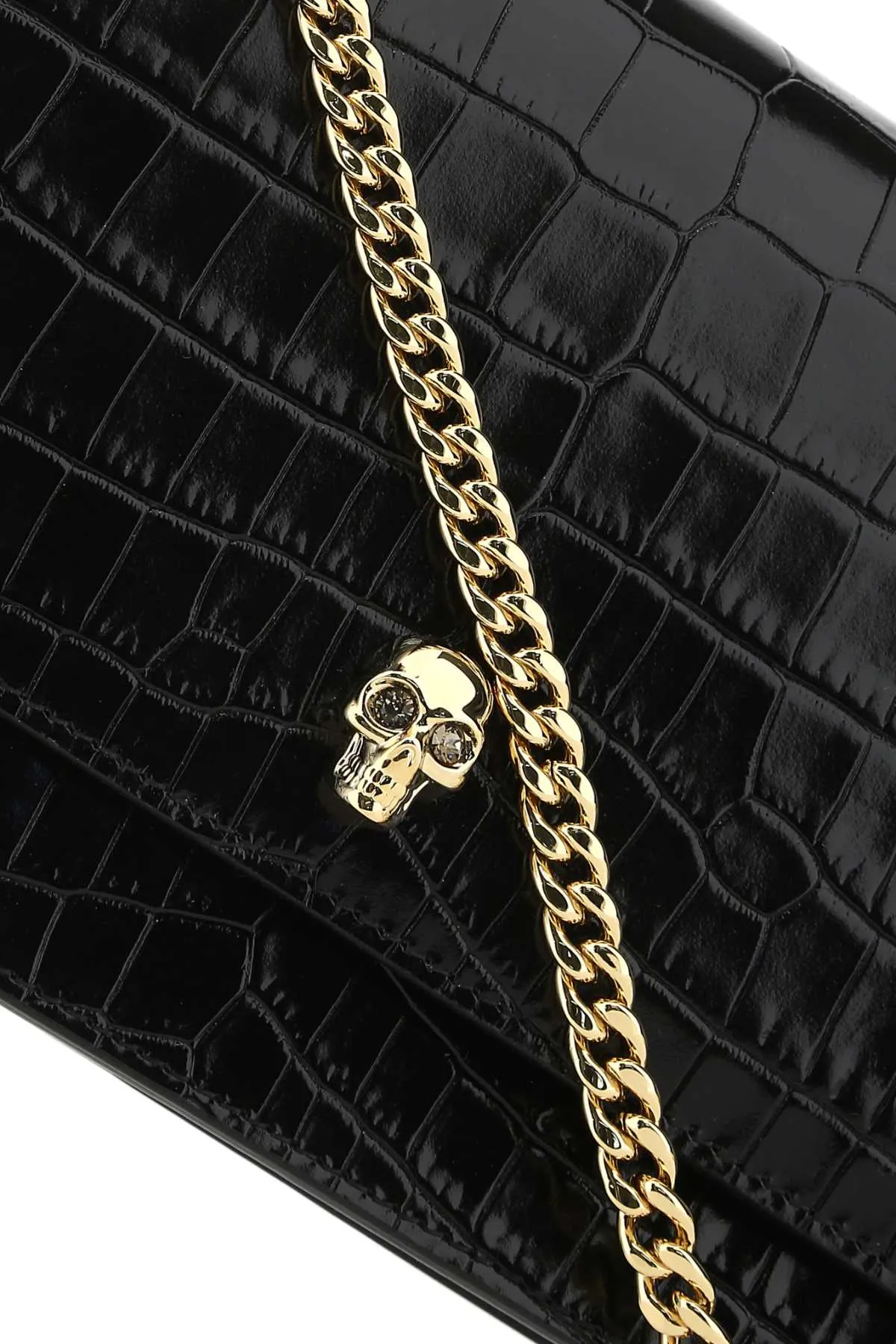 Alexander McQueen Small Skull Plaque Shoulder Bag