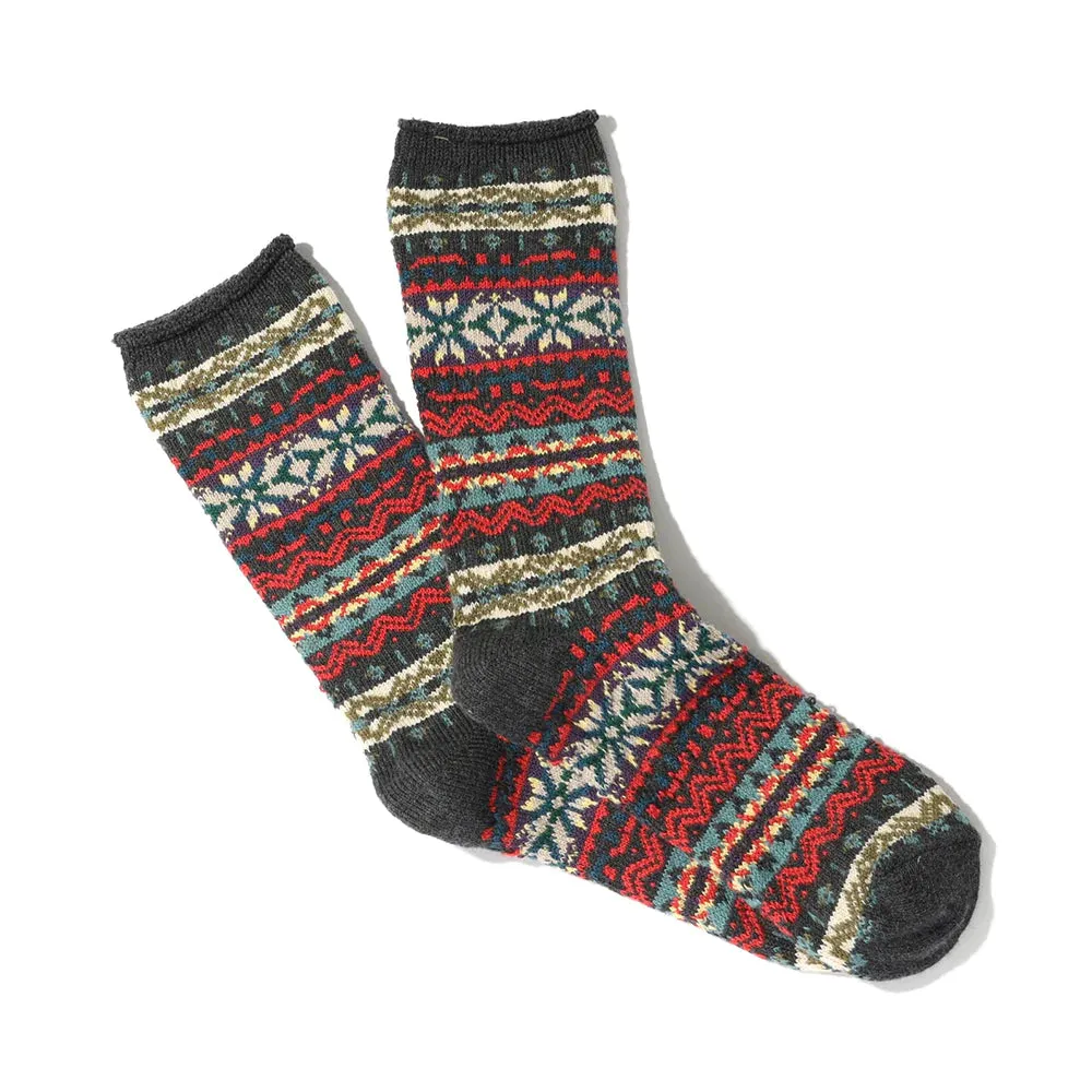 ANONYMOUSISM JAPAN 15158700 Fairisle Sock - Grey