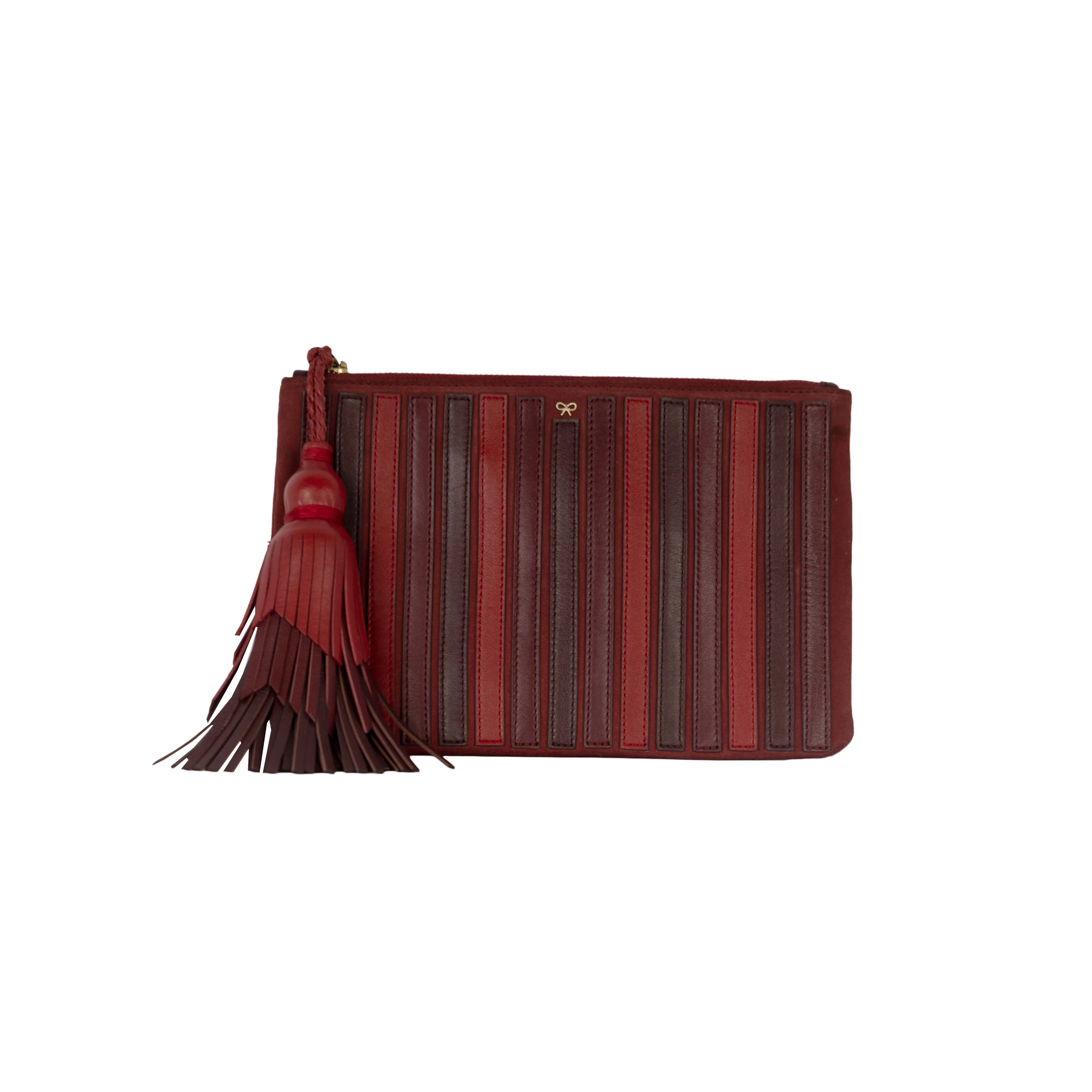 Anya Hindmarch Red Stripe Clutch - '10s