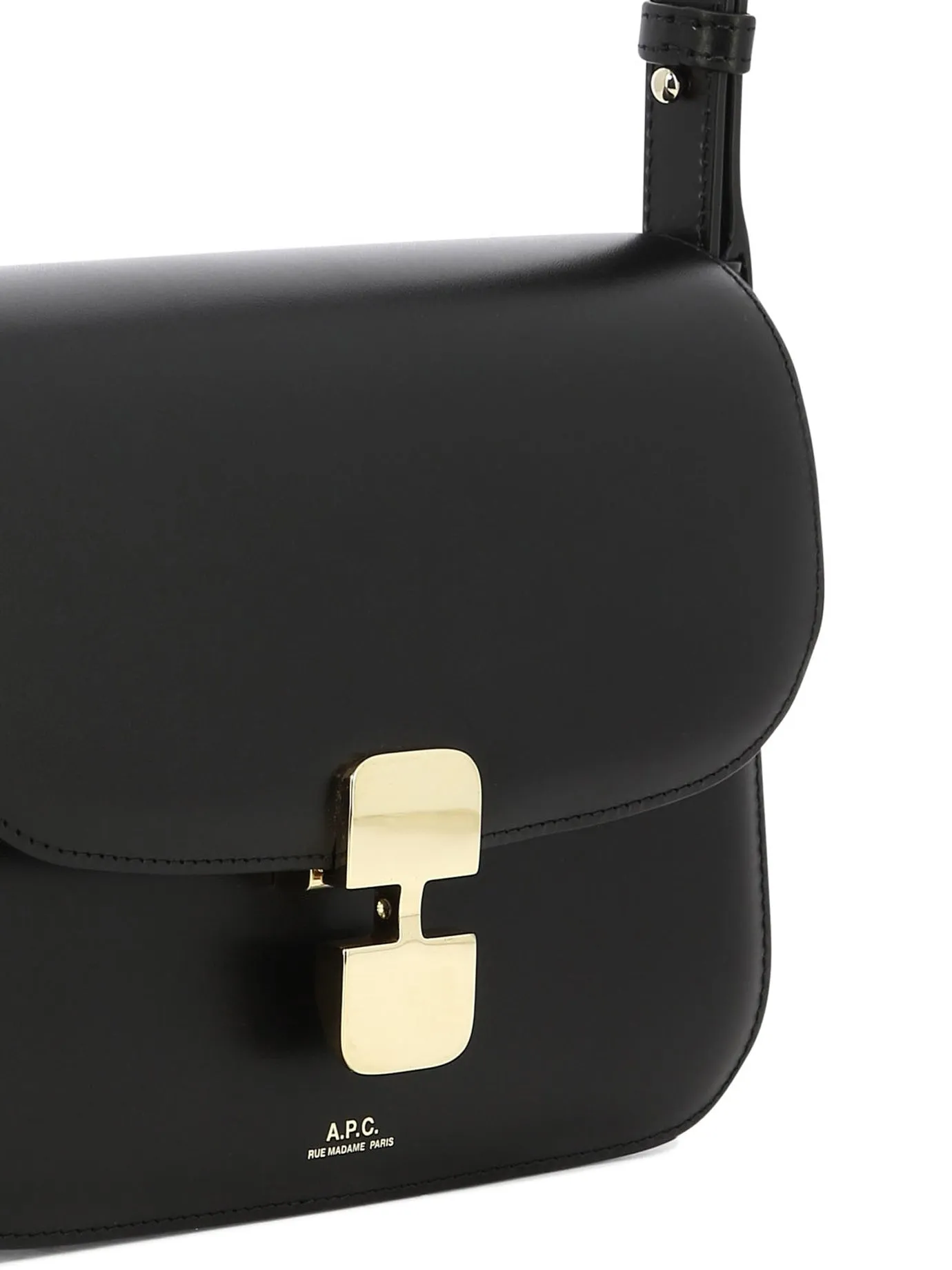 A.P.C. Grace Small Women's Black Leather Crossbody Bag - Fall/Winter 2024