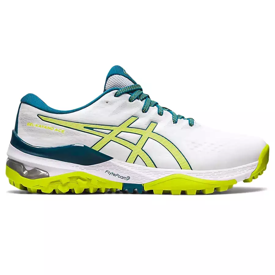 Asics Gel-Kayano Ace Men's Golf Shoe - White/Lime