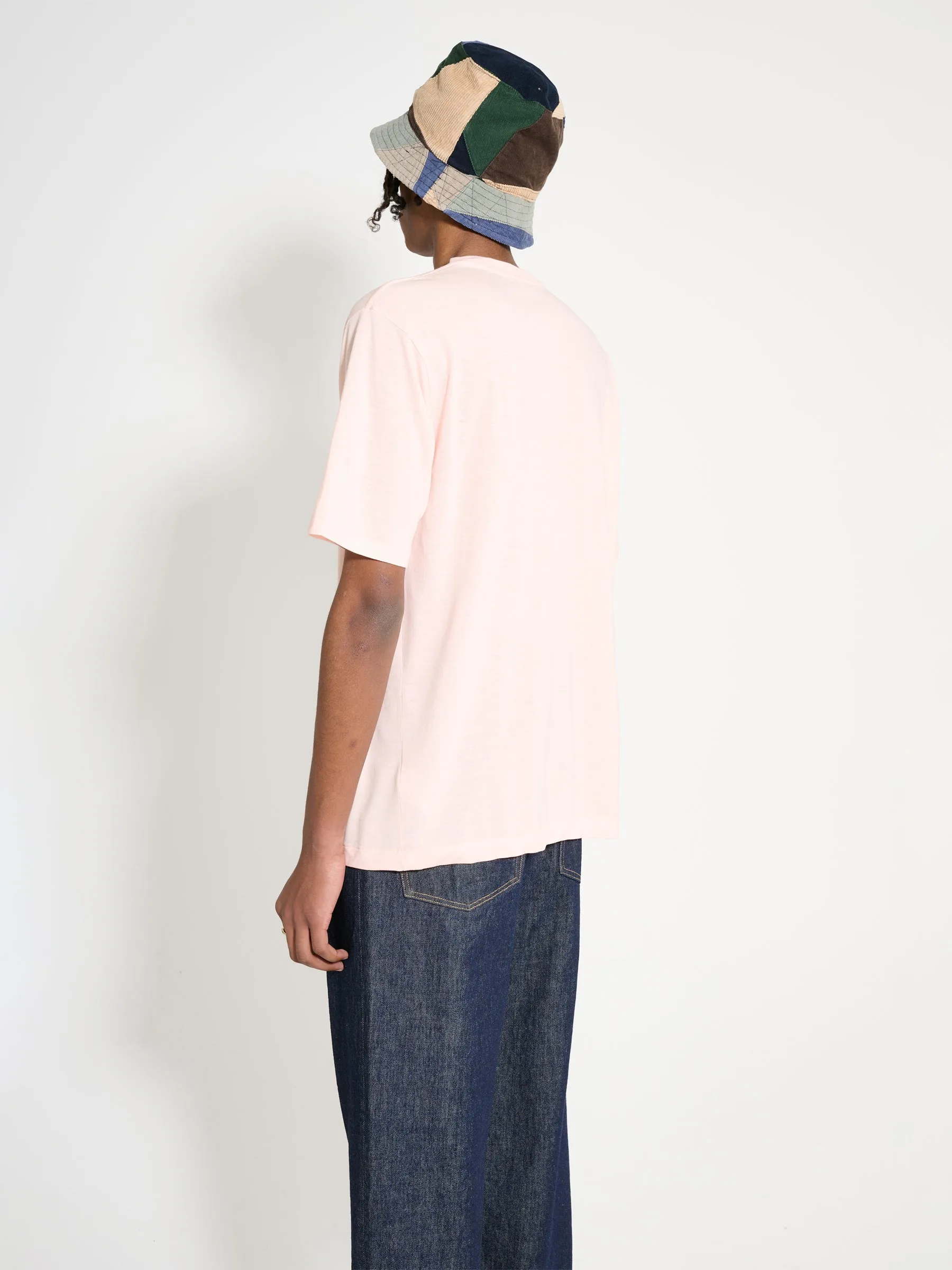 Auralee Super Soft Wool Jersey Tee Light Pink