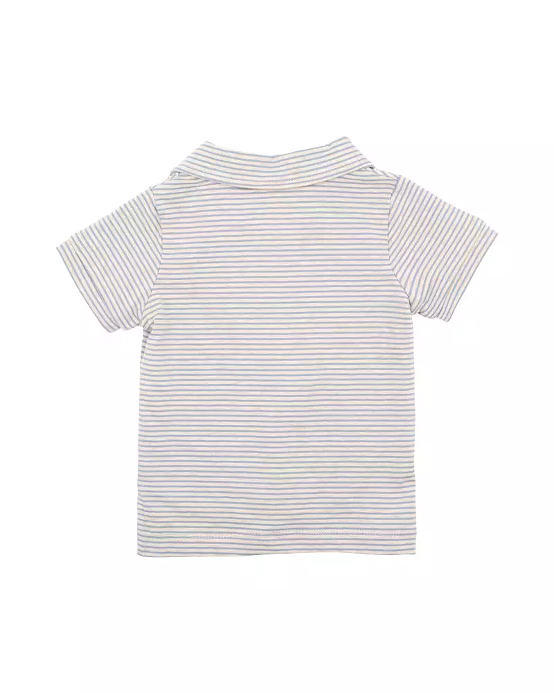 Bebe Kai Dino Stripe Polo