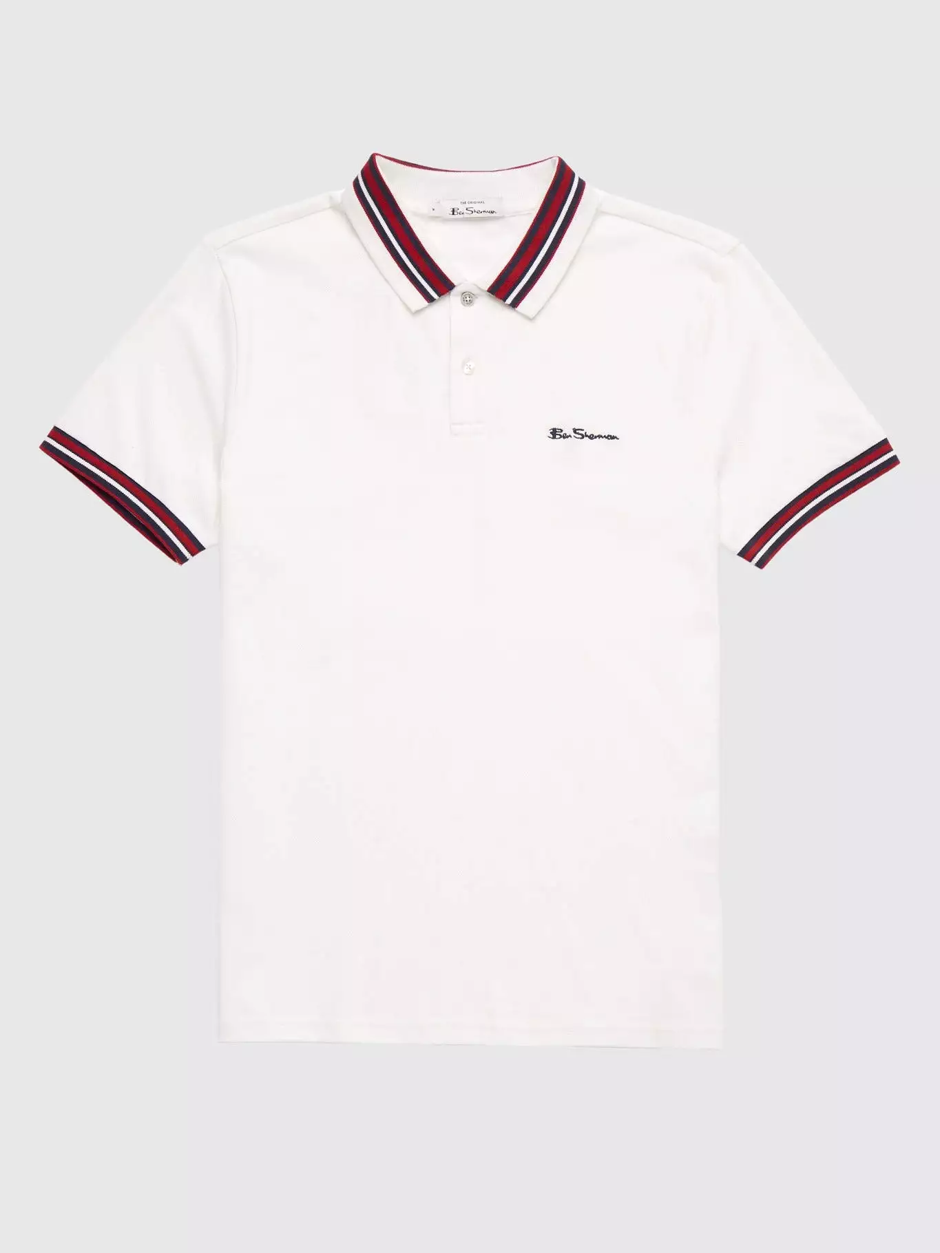 Ben Sherman Mens 'House Collar' Pique Polo Shirt