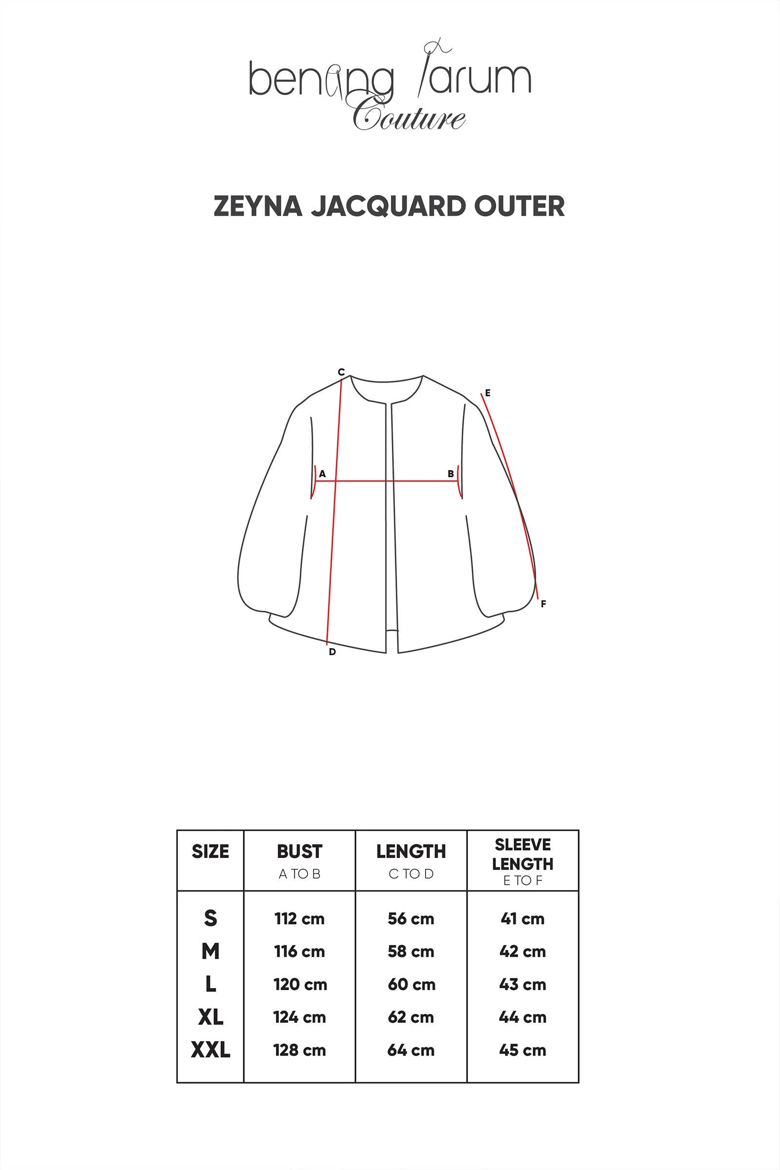 Black Zeyna Jacquard Outer