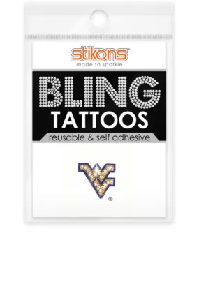 BLING FLYING “WV” FACE TATTOO