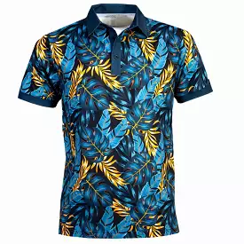 Blue Lagoon Cool Tech Performance Golf Polo