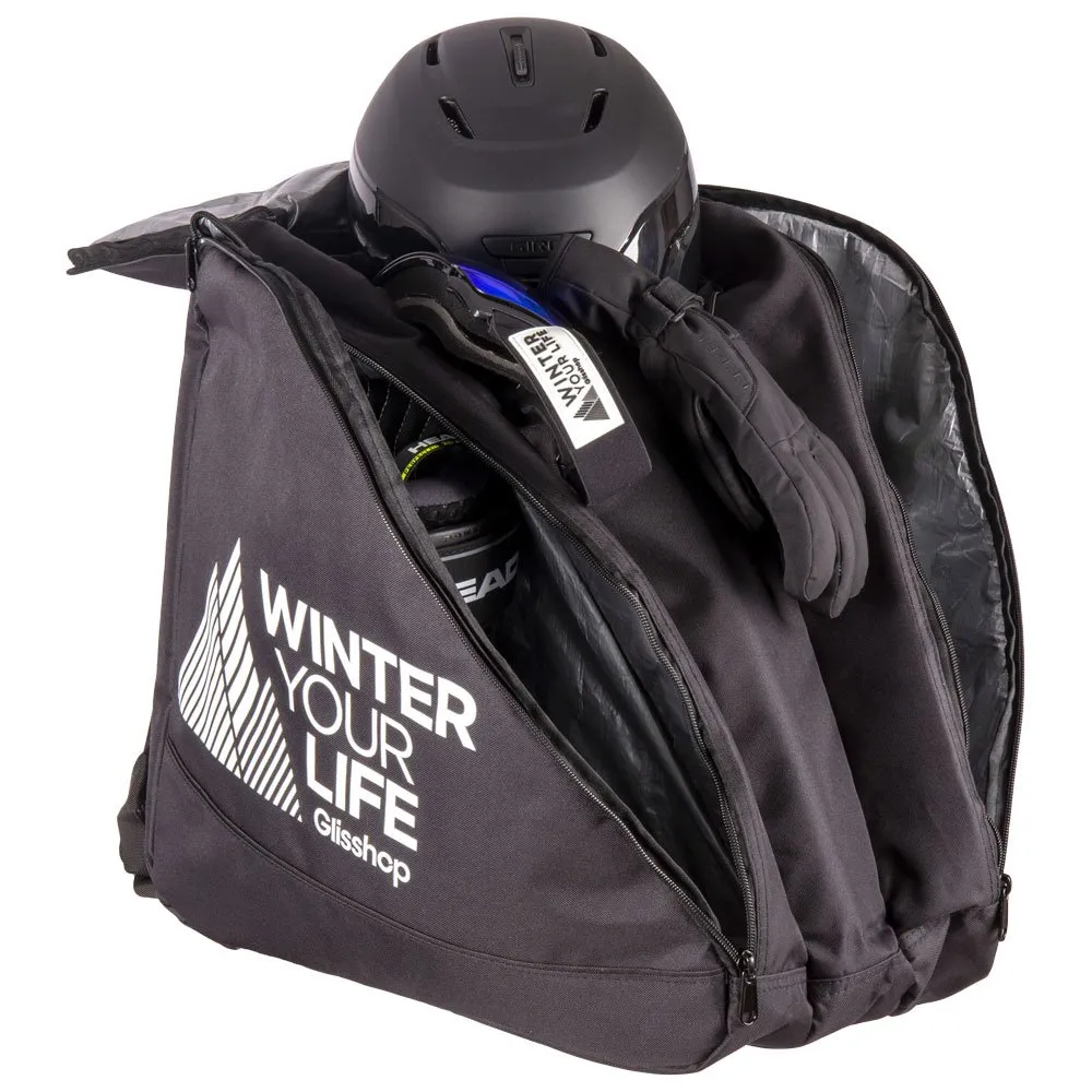 Boot bag Winter Your Life ---Winter Duo Black White