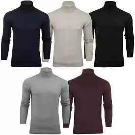 Brave Soul Mens Polo Roll Neck Jumper Hume