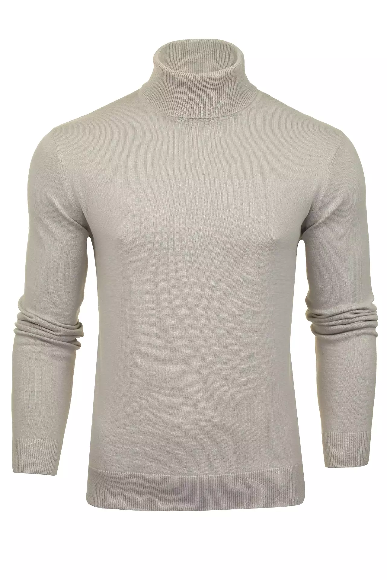 Brave Soul Mens Polo Roll Neck Jumper Hume