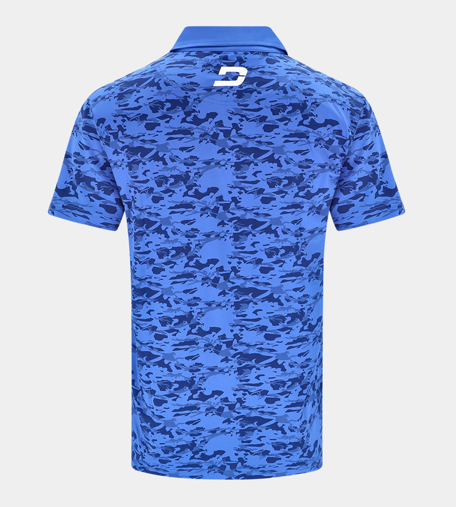 CAMO POLO BLUE