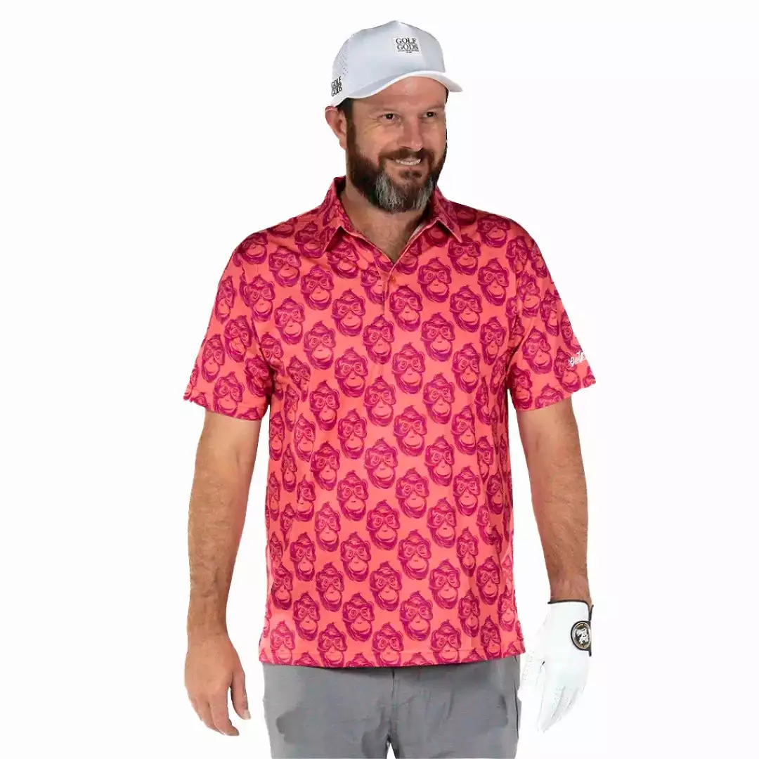 Cheeky Monkey Cool Tech Performance Golf Polo