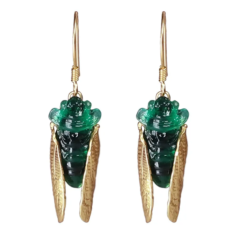 Cicada Myth Earrings - 18K Gold Plated