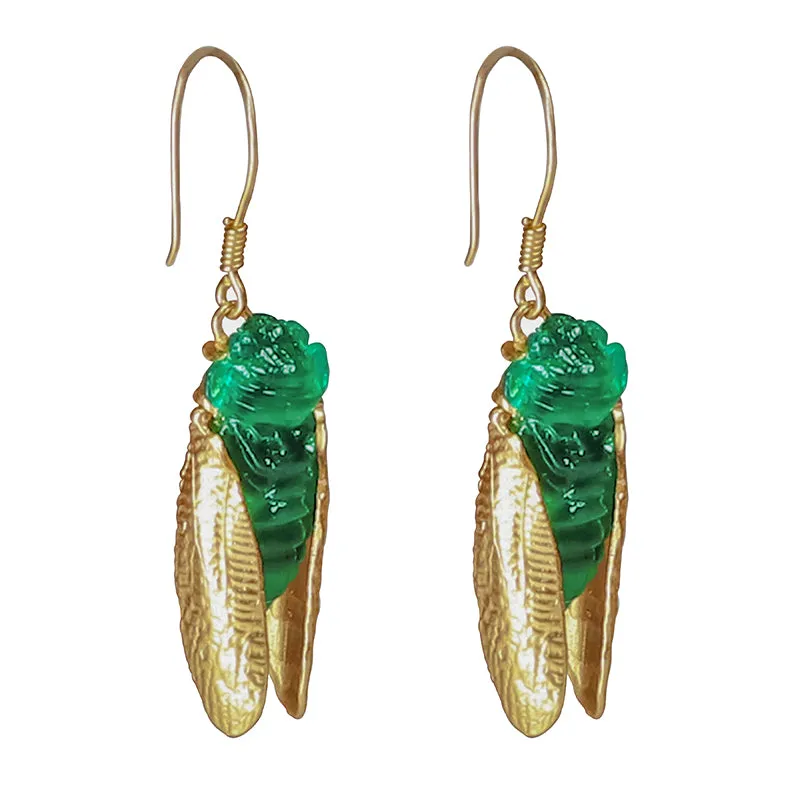 Cicada Myth Earrings - 18K Gold Plated