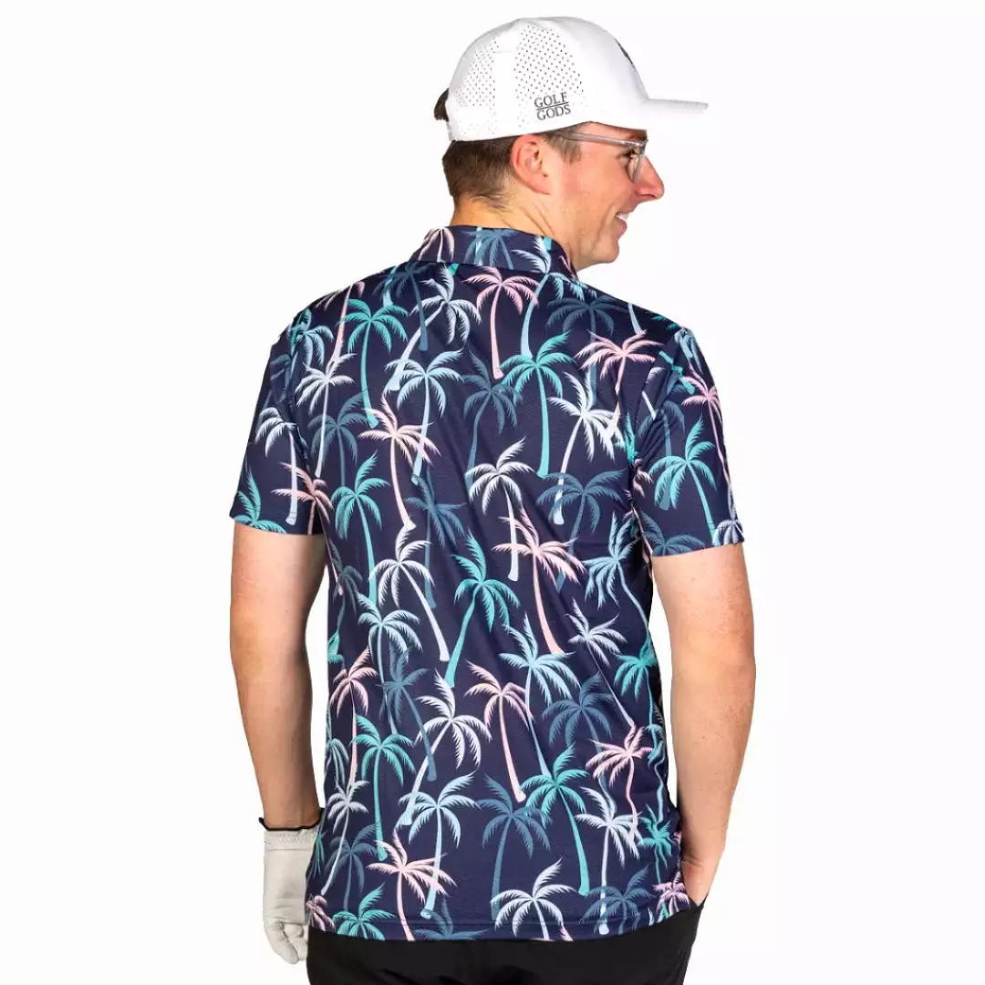 Coconut Palm Cool Tech Performance Golf Polo