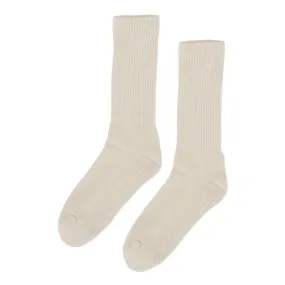 Colorful Active Sock Ivory White