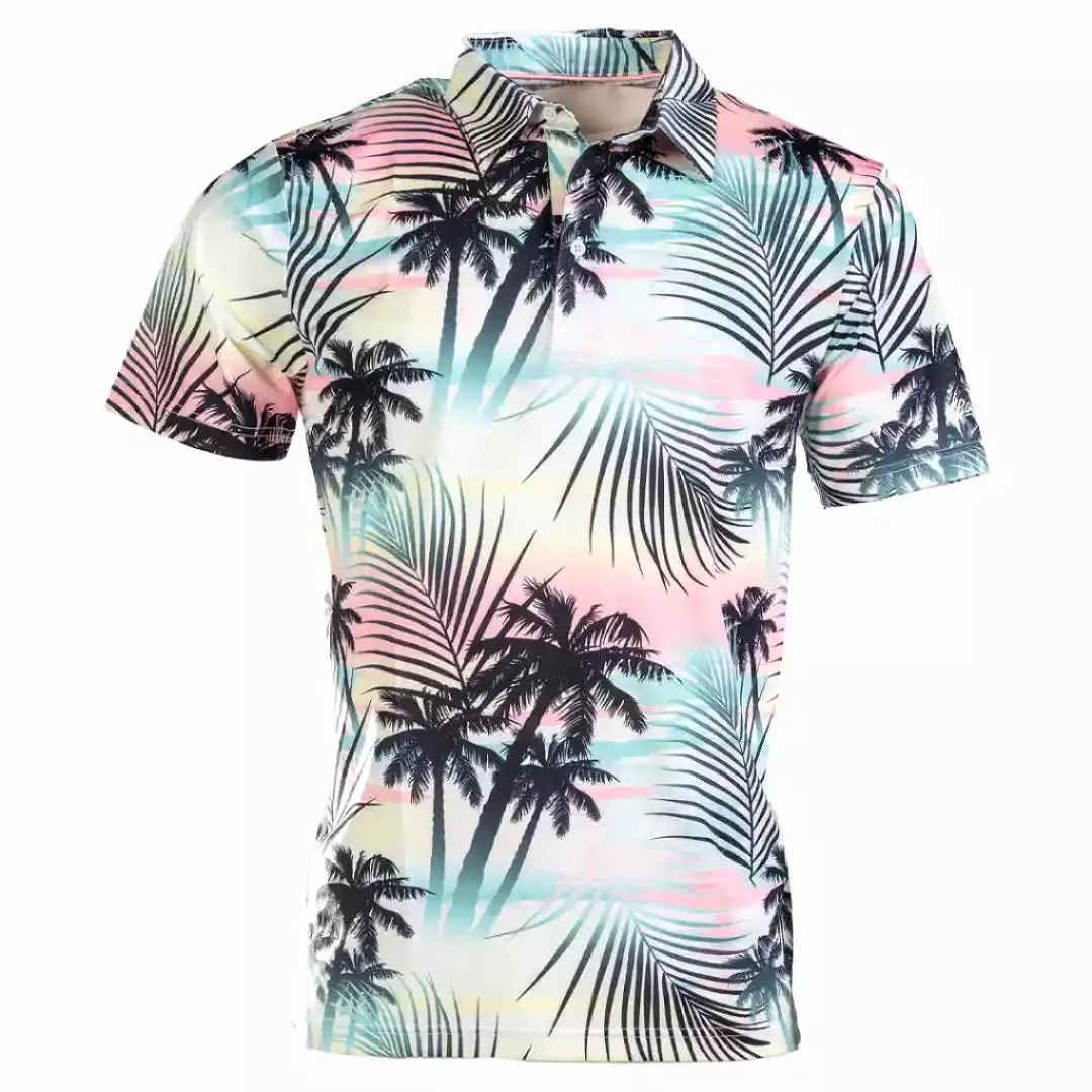 Cotton Candy Cool Tech Performance Golf Polo