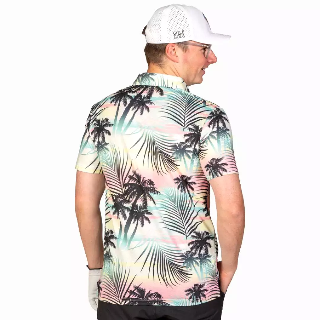 Cotton Candy Cool Tech Performance Golf Polo