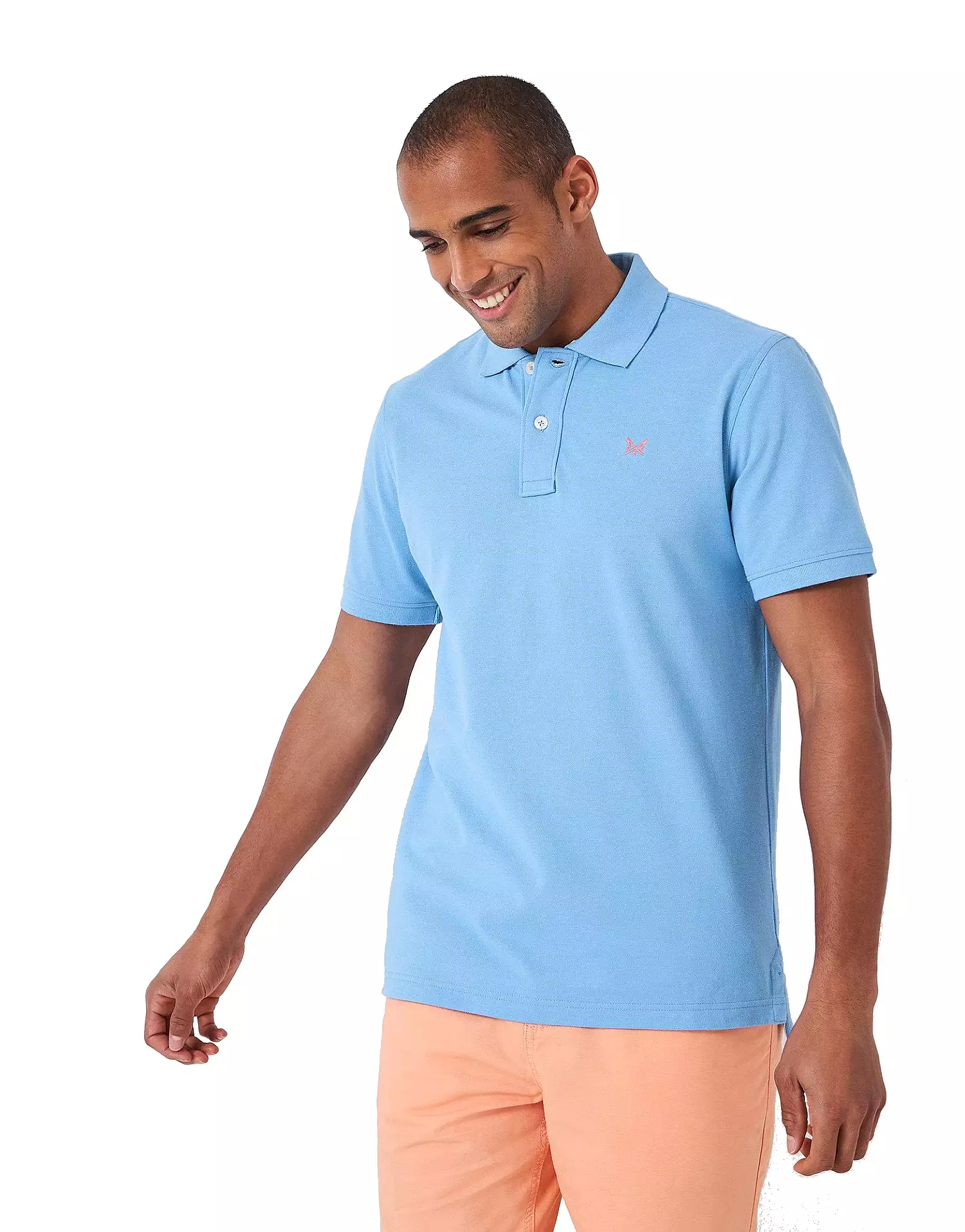 Crew Clothing Mens Pique Polo Shirt 'Classic Pique Polo' - Short Sleeved