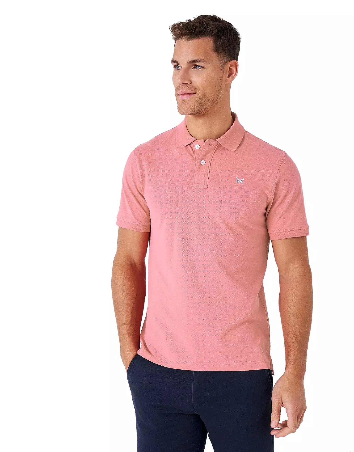 Crew Clothing Mens Pique Polo Shirt 'Classic Pique Polo' - Short Sleeved