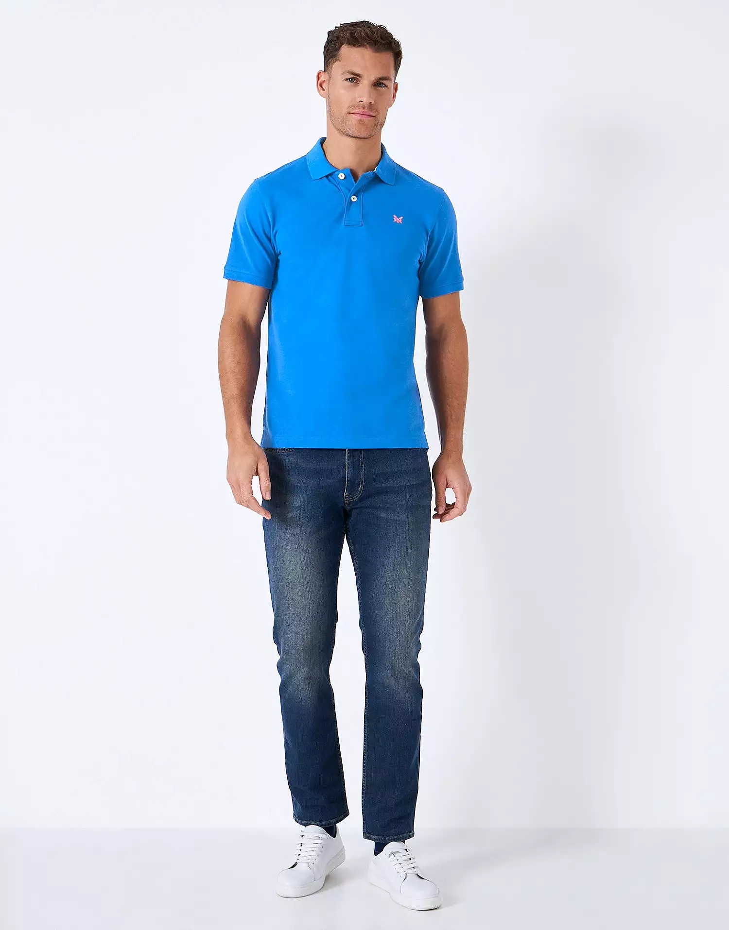 Crew Clothing Mens Pique Polo Shirt 'Classic Pique Polo' - Short Sleeved