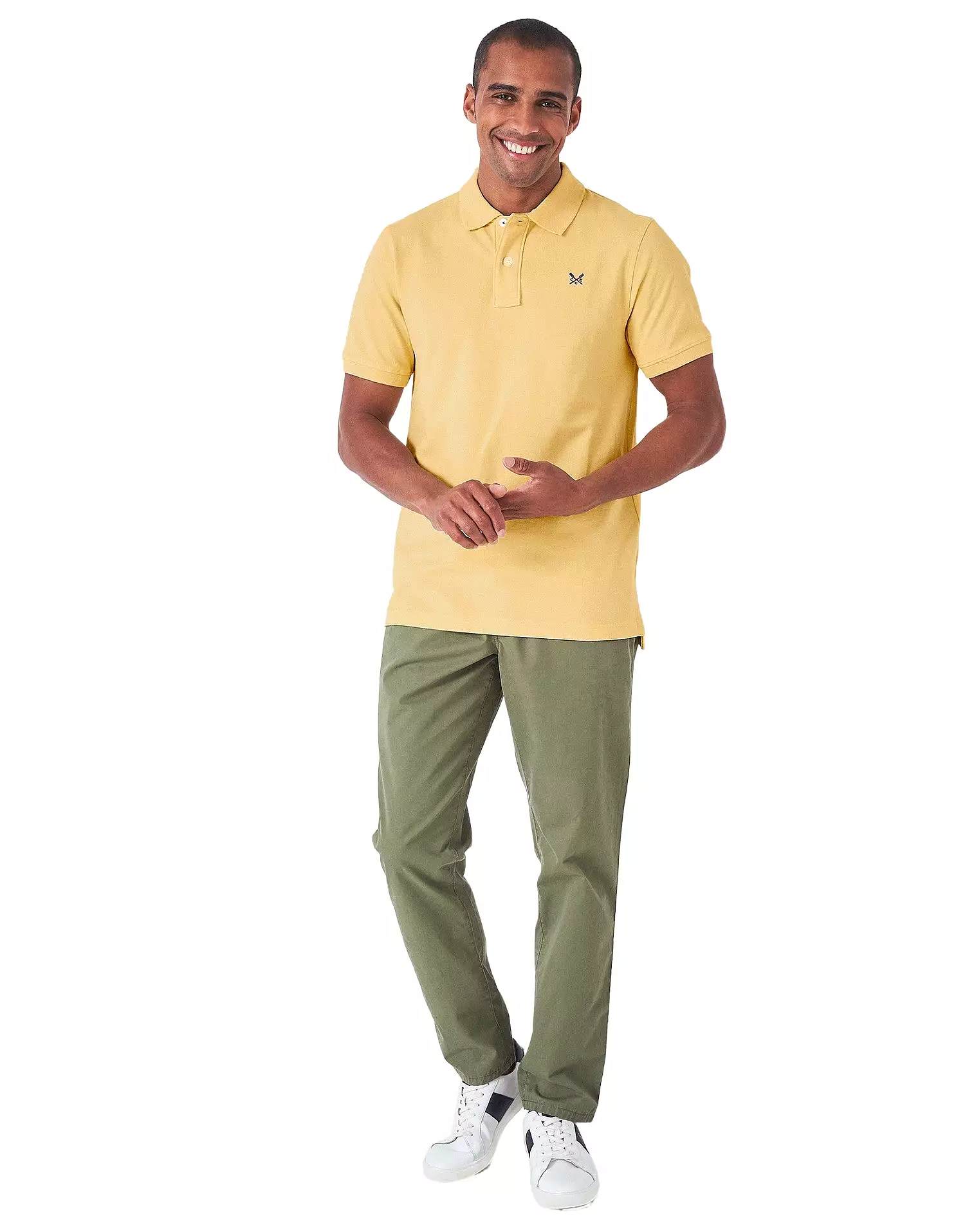 Crew Clothing Mens Pique Polo Shirt 'Classic Pique Polo' - Short Sleeved