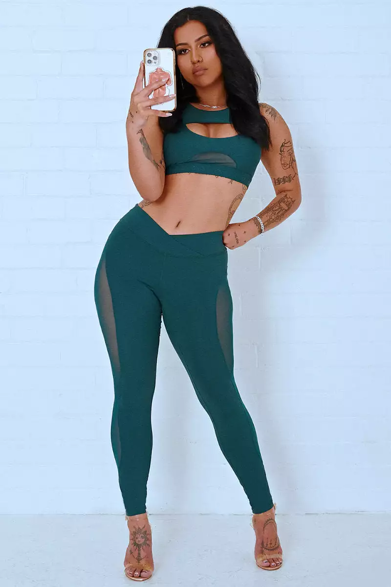 CXIX Baddie Leggings - Teal