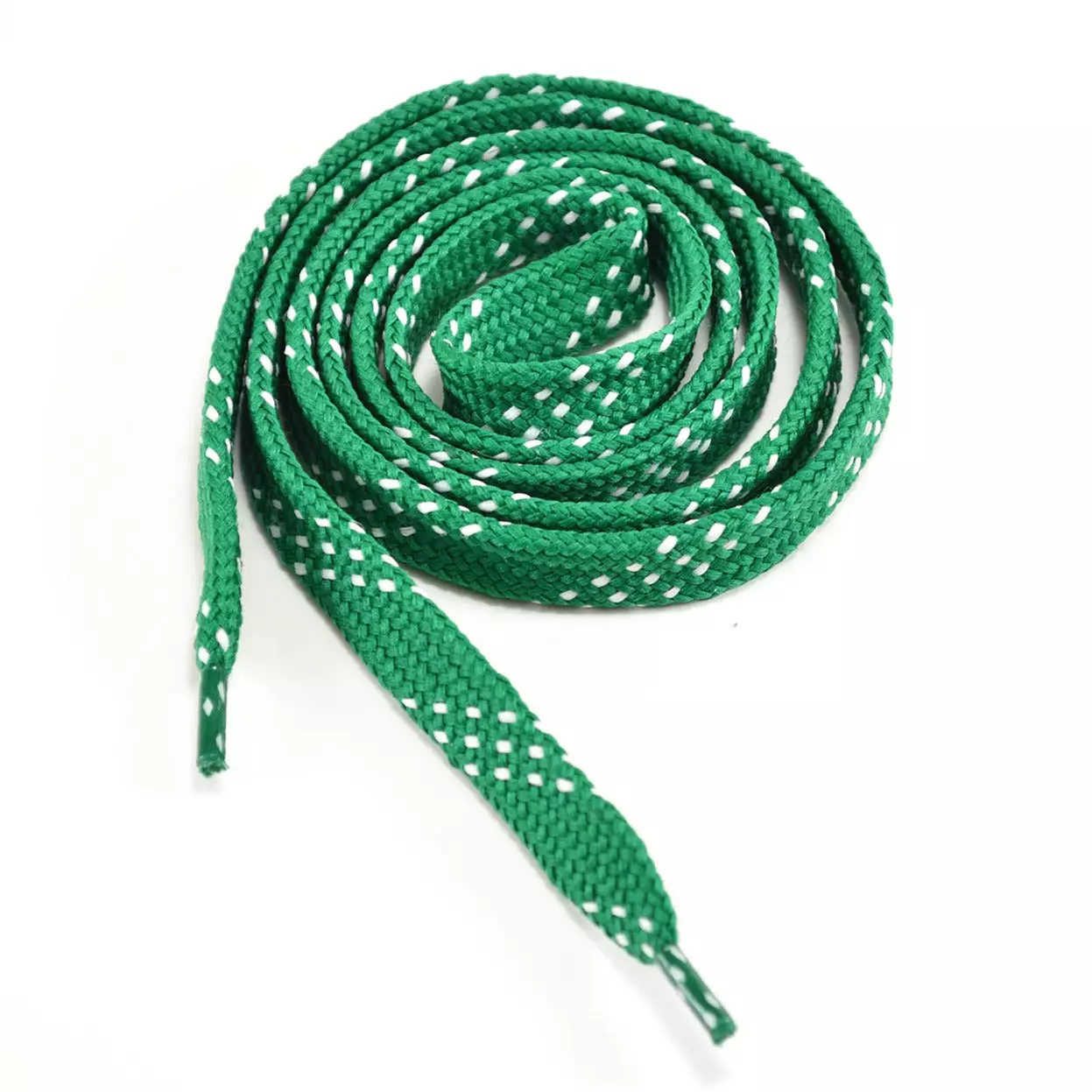 Dashing Golf Shoe Laces Green With White