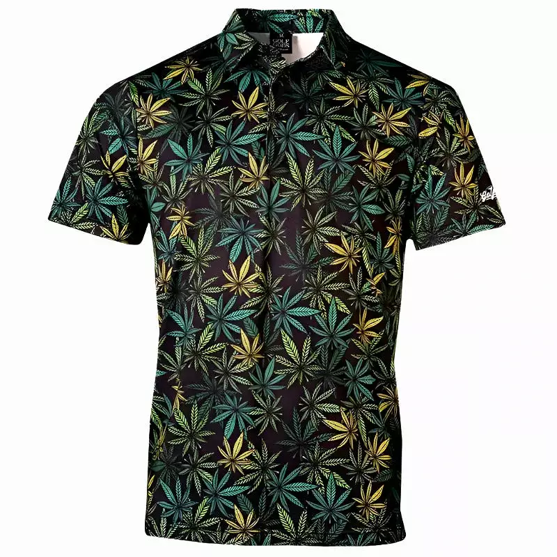 Devil's Lettuce Cool Tech Performance Golf Polo