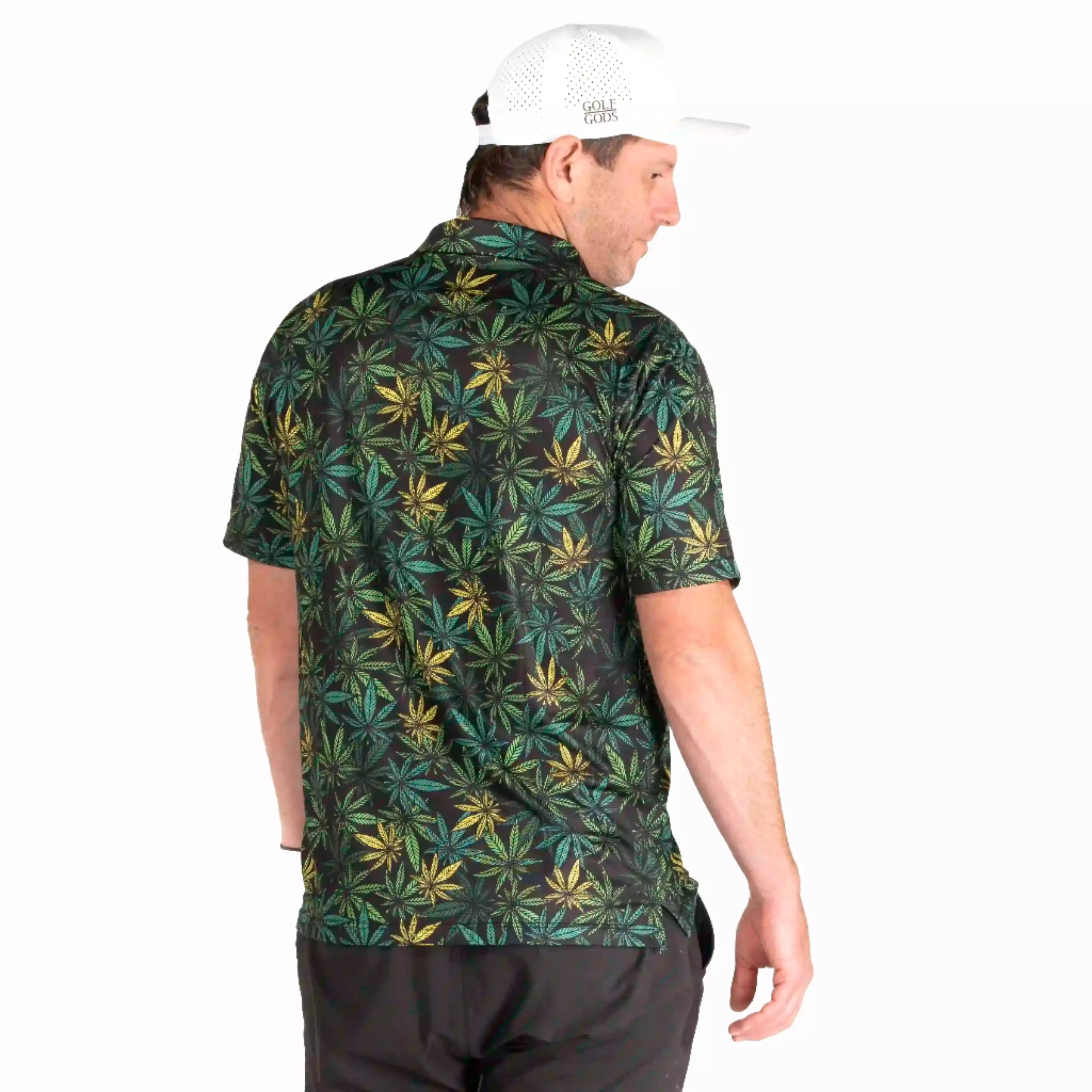 Devil's Lettuce Cool Tech Performance Golf Polo