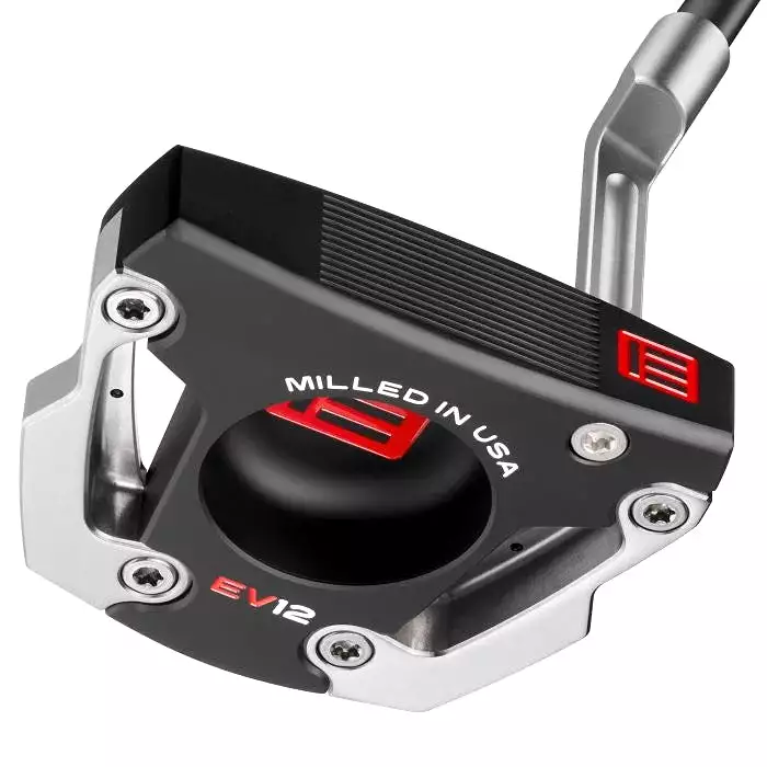 Evnroll EV12 Black Short Slant High MOI Mallet Putter 35 Right Hand TourTac Grip