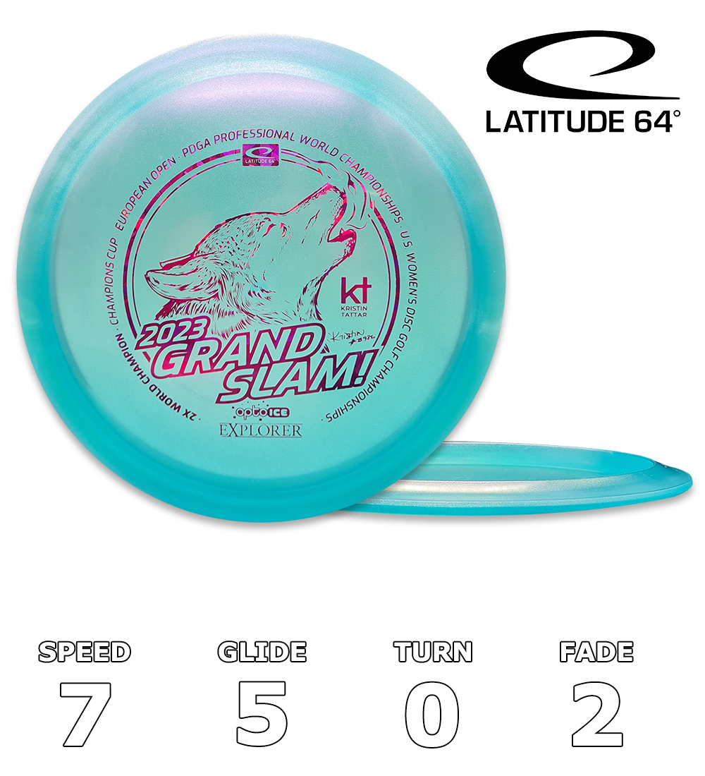 Explorer Opto-Ice Glimmer - Kristin Tattar Grand Slam Celebration Disc