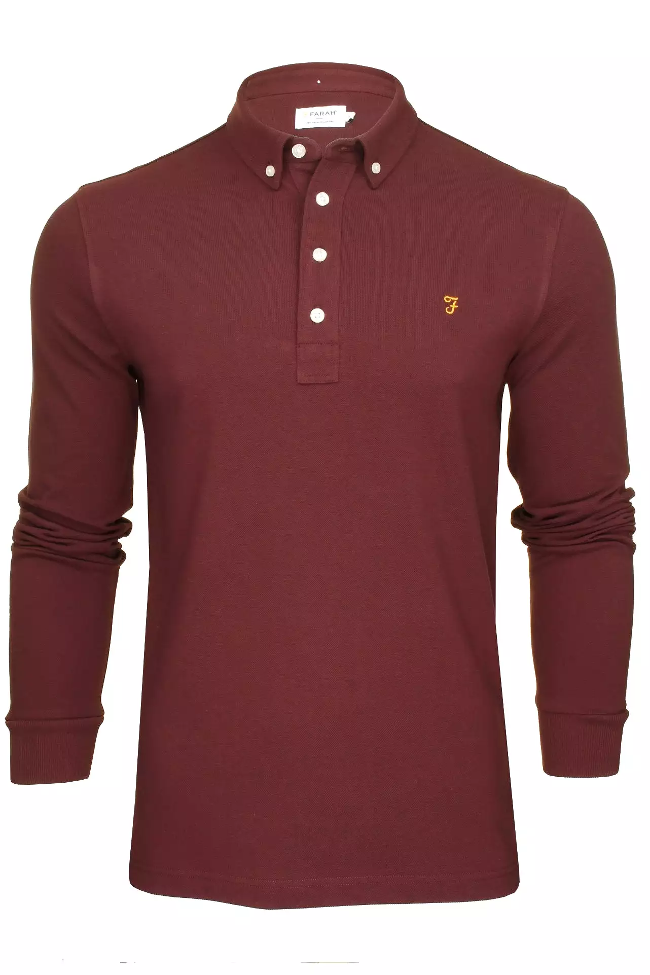 Farah Mens 'Ricky Polo' T-Shirt - Long Sleeved