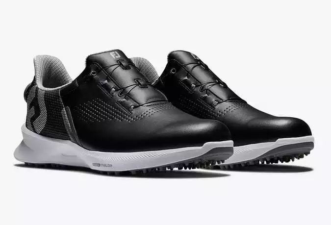 Footjoy Fuel Men's Spikeless BOA Golf Shoe Black 55449