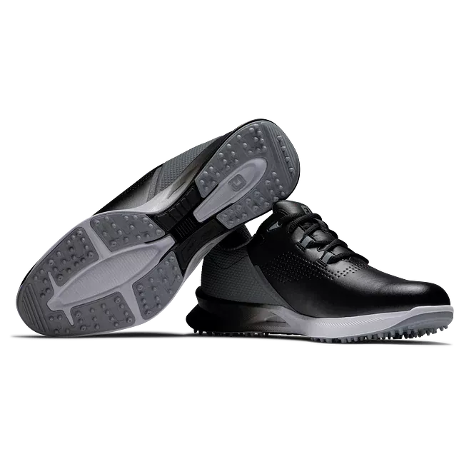 Footjoy Fuel Men's Spikeless Golf Shoe Black/Charoal/Silver 55451