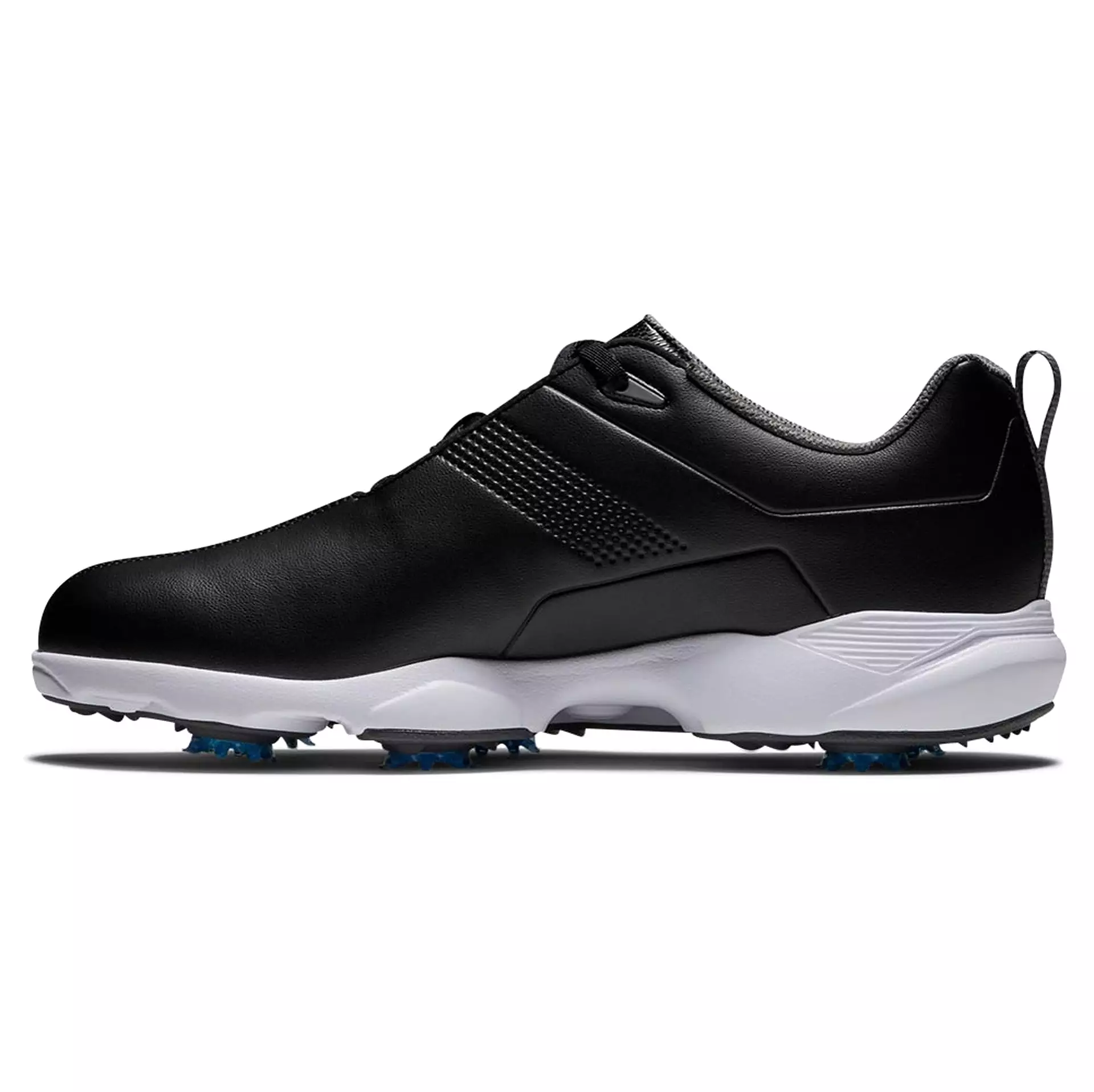 Footjoy Men's eComfort Spiked Golf Shoe Black/White/Blue 57700