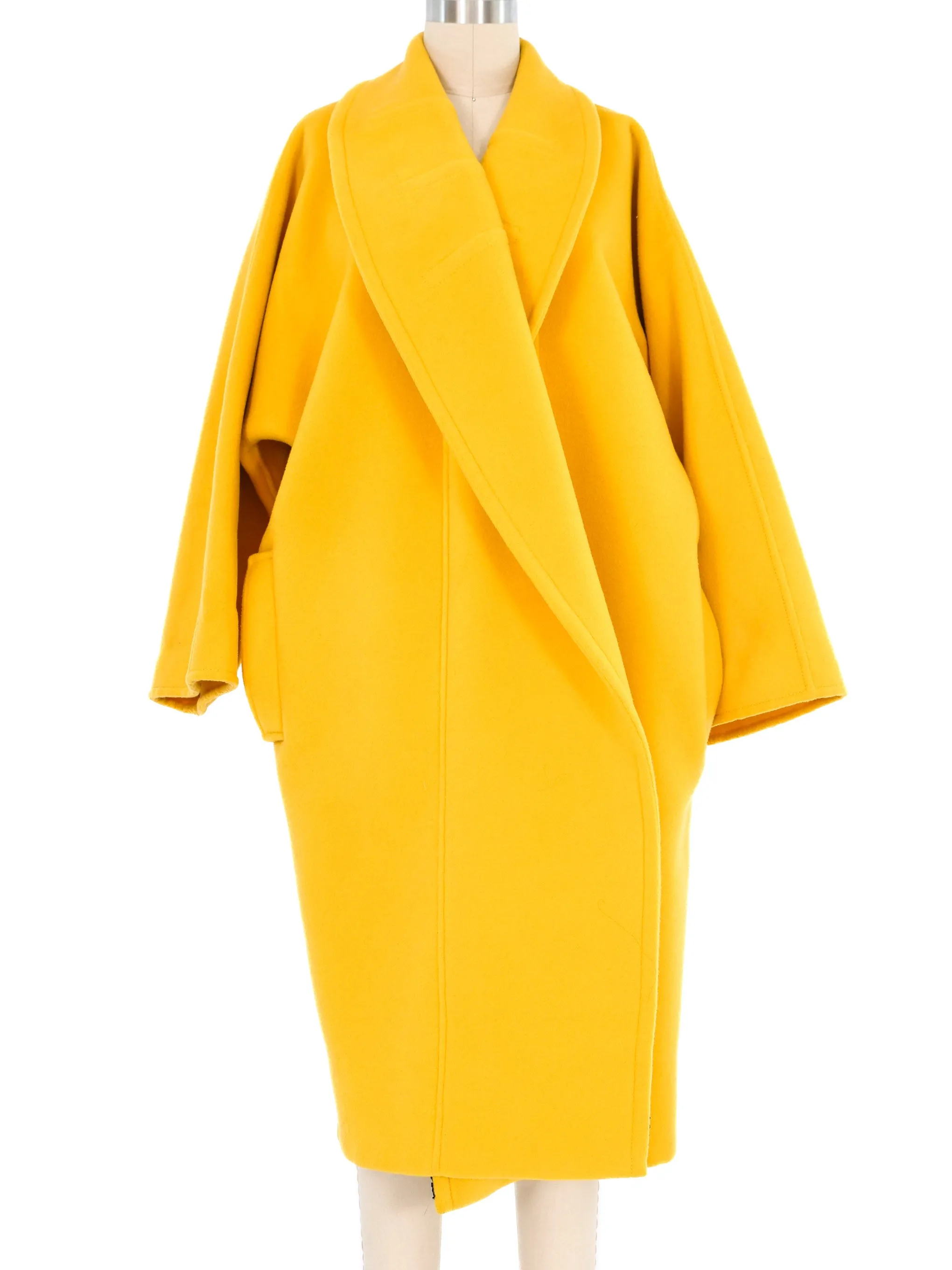 Gianfranco Ferre Yellow Overcoat