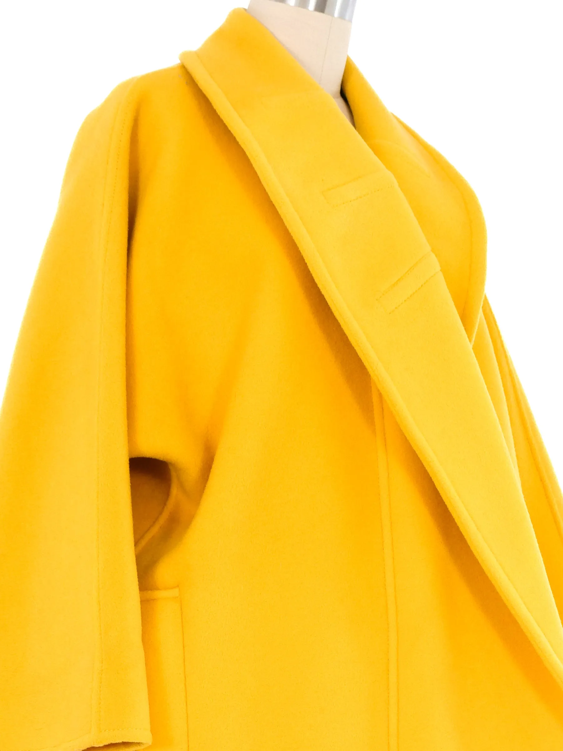 Gianfranco Ferre Yellow Overcoat