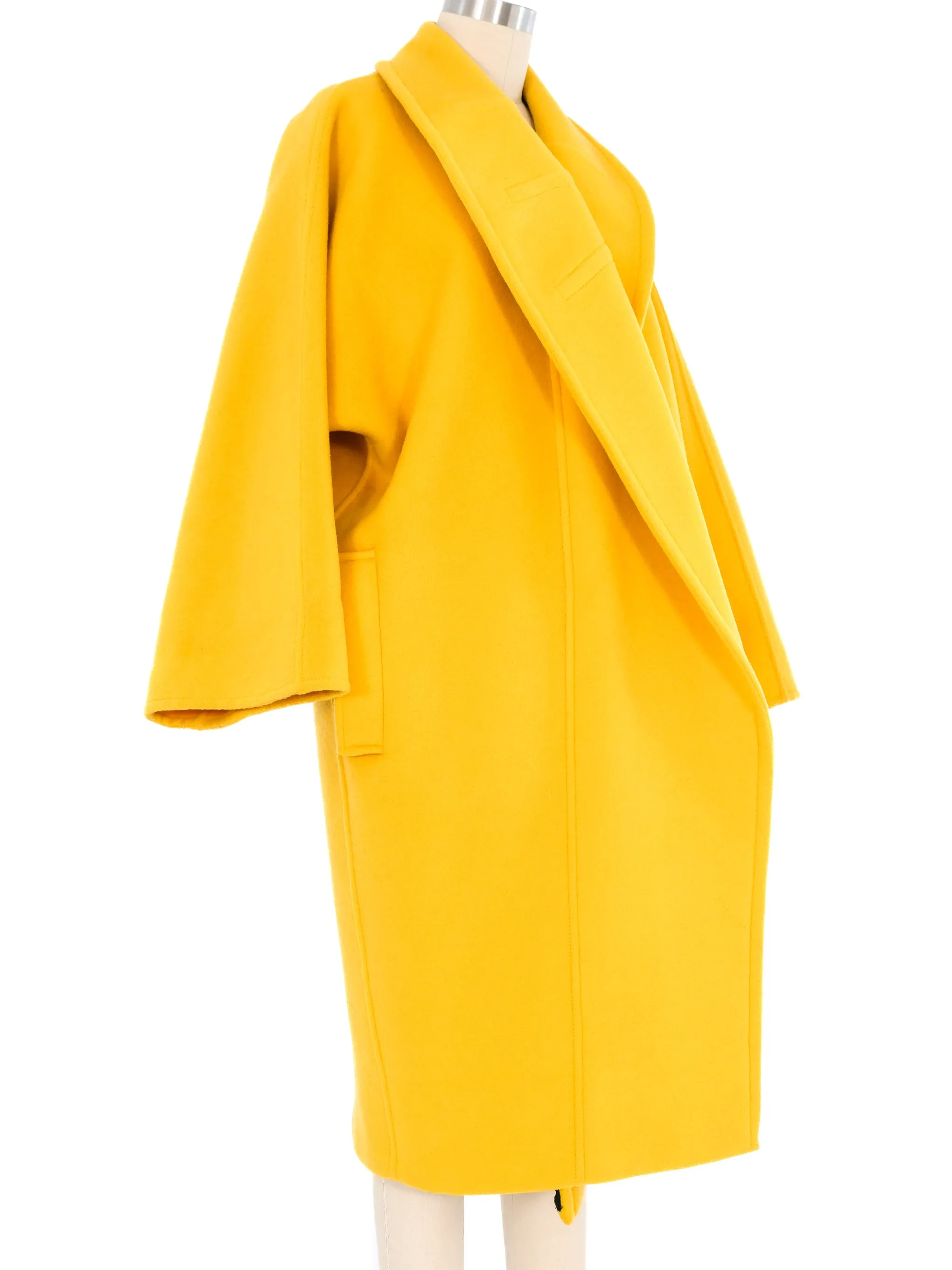 Gianfranco Ferre Yellow Overcoat