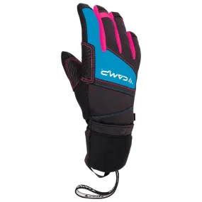 Gloves Camp ---G Comp Warm Lady Black Light Blue Fuchsia