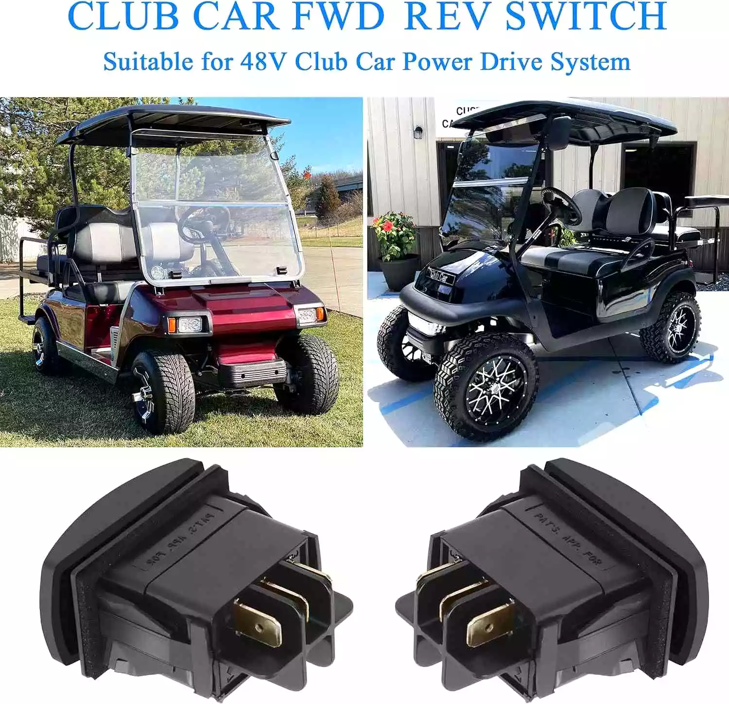 Golf Cart Forward Reverse Switch for Club Car DS and Precedent 1996-up - 10L0L