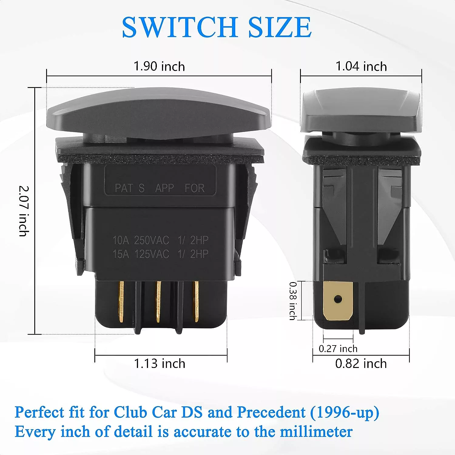 Golf Cart Forward Reverse Switch for Club Car DS and Precedent 1996-up - 10L0L