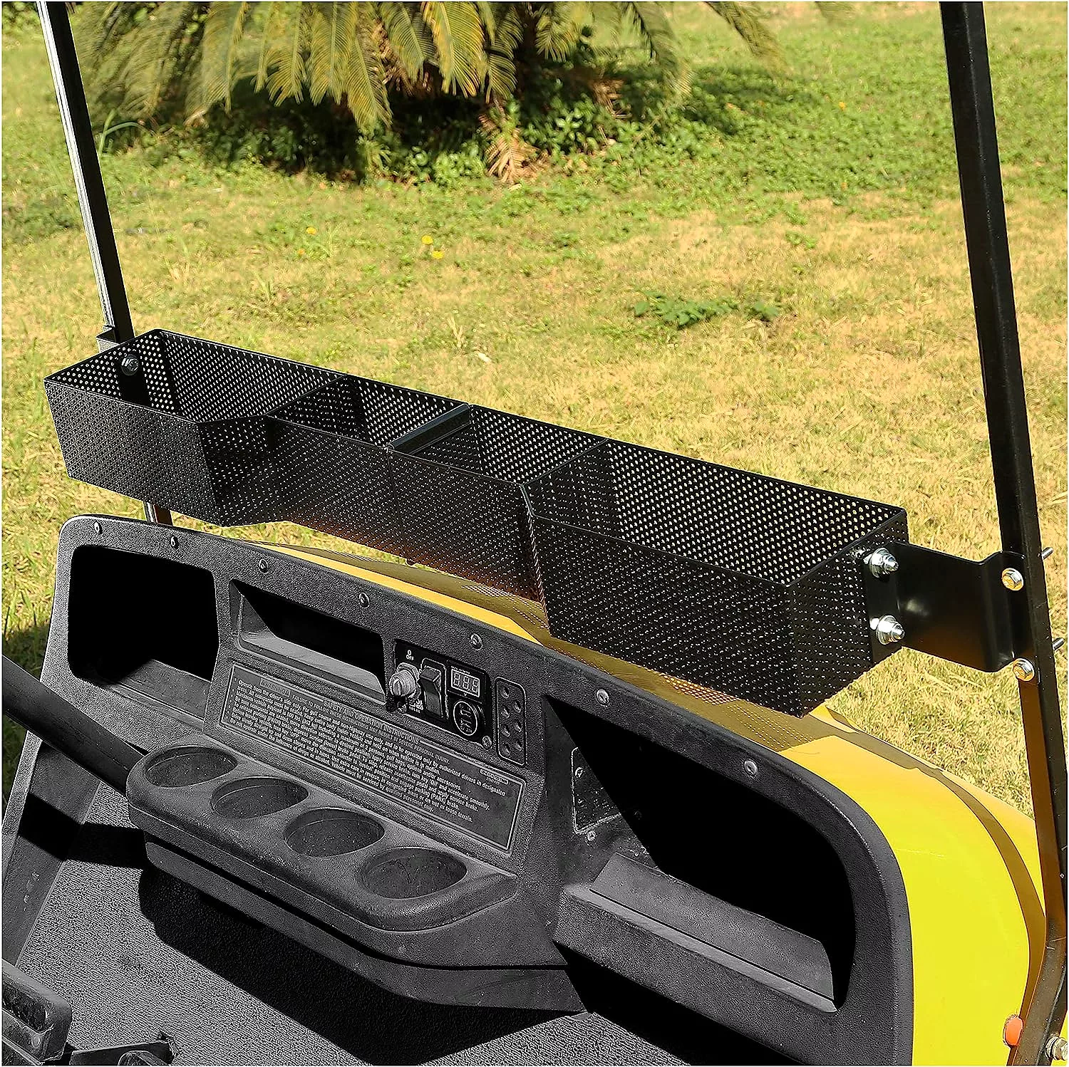 Golf cart front basket is foldable and suitable for EZGO/Club Car/Yamaha models - 10L0L